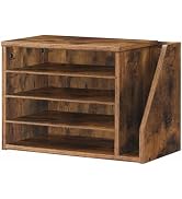 HOOBRO Mail Sorter, Literature Organizer with Adjustable Shelves, Paper Organizer for Office, Hom...