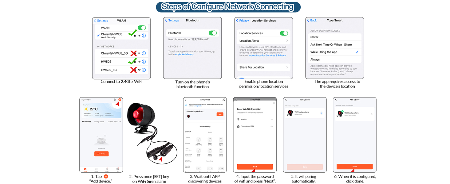 WIFI Alarm Home Security System