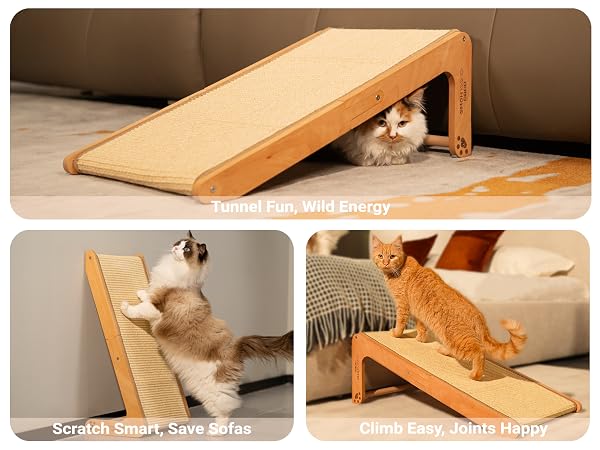 sisal cat scratcher ramp