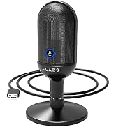 ALABS USB Microphone,Condenser Podcast Microphone for Computer,Mac,Smartphone,Plug&Play Gaming Mi...