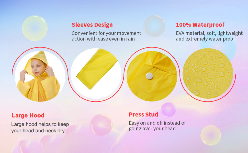 rain ponchos for kids