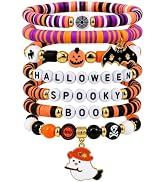 Halloween Bracelets, Stretchable Stackable Bracelets,Halloween Party Favors | Halloween Jewelry B...