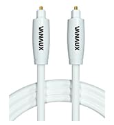 vanaux white optical audio cable