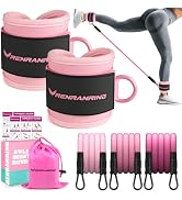 Ankle Resistance Bands with Cuffs, Ankle Bands for Working Out, Ankle Resistance Band, Glutes Wor...