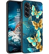 GUAGUA for Samsung Galaxy A17 5G Case Glow in Dark, Samsung A17 Case with Cute Butterfly Pattern ...
