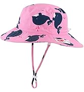 Home Prefer UPF50+ Kids Sun Hat Toddler Bucket Hat Summer Sun Hat for Boys Girls