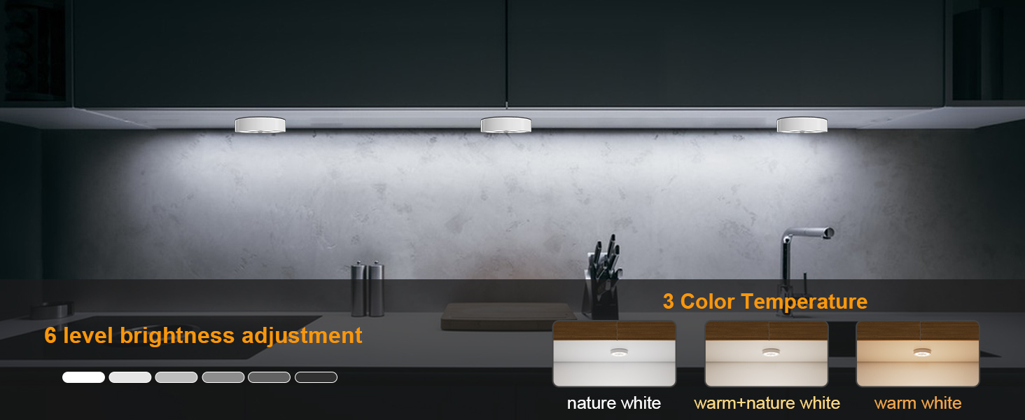 3 Color Temps Dimmable Closet Light