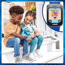 Kids work together to safely send messages to each other through their DX4s.