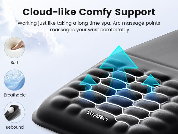 mouse pad with wrist rest mouse pads for desk ergonomic gaming mouse pad with wrist support