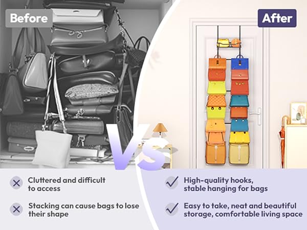 bag organizer closet