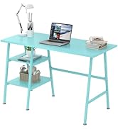 VECELO 43 Inch Computer Home Office Desk Modern Simple Writing Desk with Storage for Bedroom Simp...
