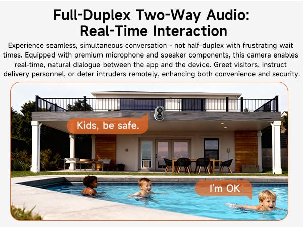 Wireless Home Security Camera, 2-Way Audio, Color Night Vision, 180-Day Battery Life, Motion Alert