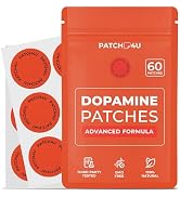 Dopamine Patches | Mood & Positivity | with Lion’s Mane, Rhodiola Rosea, Ginkgo Biloba, 5-HTP | D...