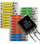 EEEEE 30 Kinds 300pcs Assorted Type General Purpose TO92 Transistors PNP NPN Bipolar Power Transi...