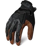 Ironclad Motor Impact Leather, Brown/Black, Medium