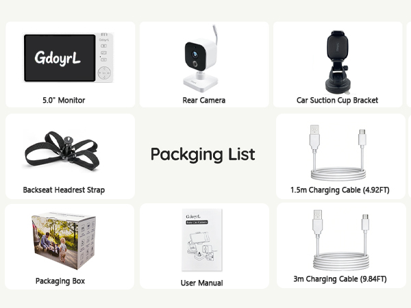 Wireless Baby Car Camera