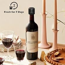 keep wine fresh for 7 days after opening