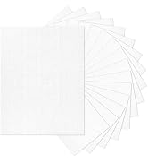 Linen Paper Textured Cardstock 8.5 x 11 White, Goefun 80 lb Wedding Invitation Cardstock Linen Pa...
