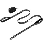 WINGOIN Dog Leash for Large Medium Small Dogs, Heavy Duty Dog Leashes with Double Handle, Poop Ba...