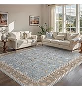 WITSHOCK 10x12 Area Rugs for Living Room, Washable Non Slip Rugs for Bedroom Dining Room Office, ...