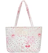 Sunwel Fashion Top Zipper Floral Quilted Bag Small Tote Bag for Women