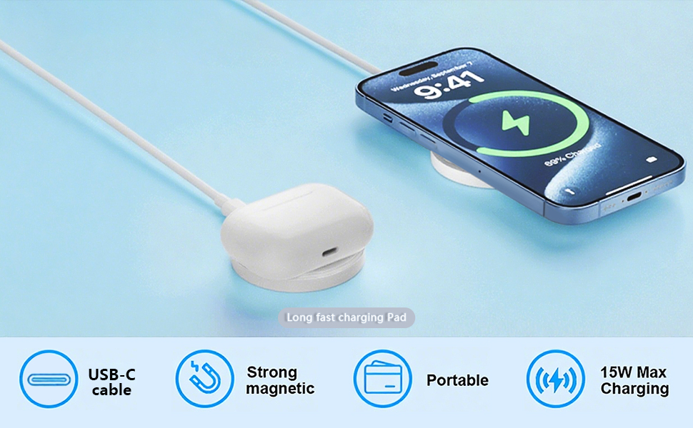 10ft wireless fast charger for iPhone airpods 2