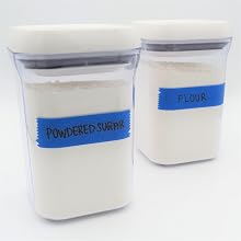 Label kitchen canisters.