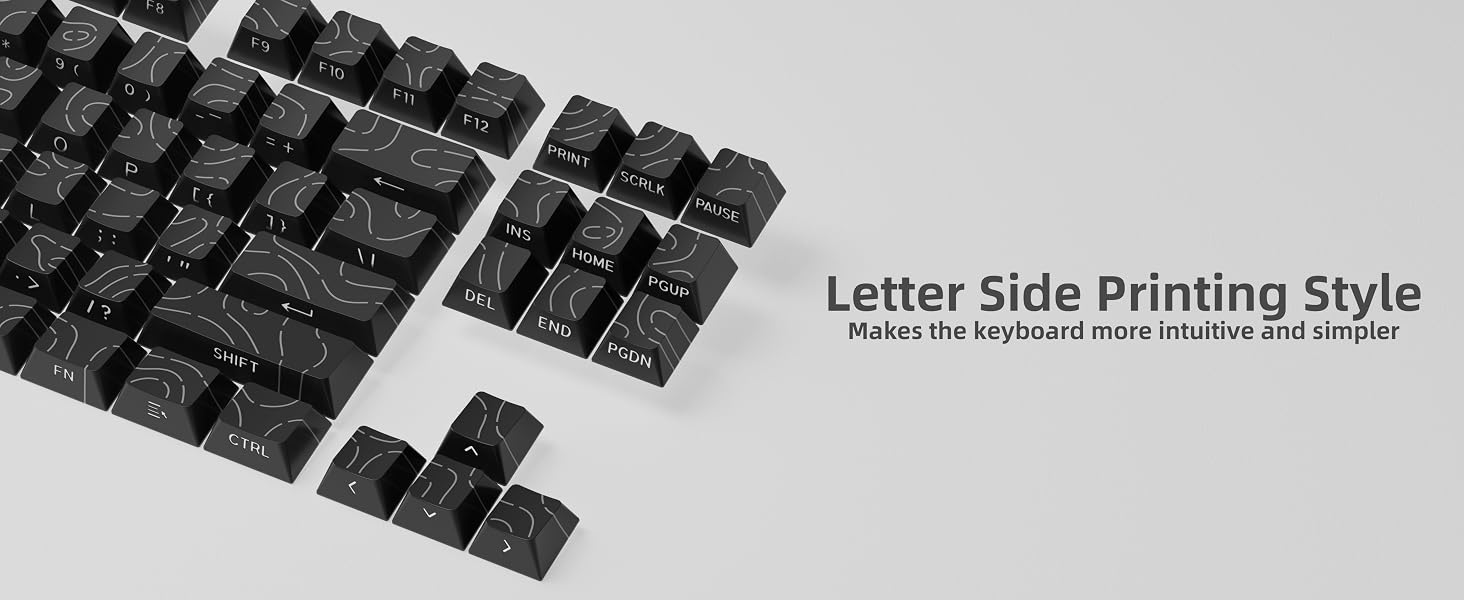 Side Printed Keycaps