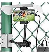 Didalo Magnetic Fence Mount for iPhone, Mevo Start,No Assembly, Sunshade & Power Bank Pouch Inclu...