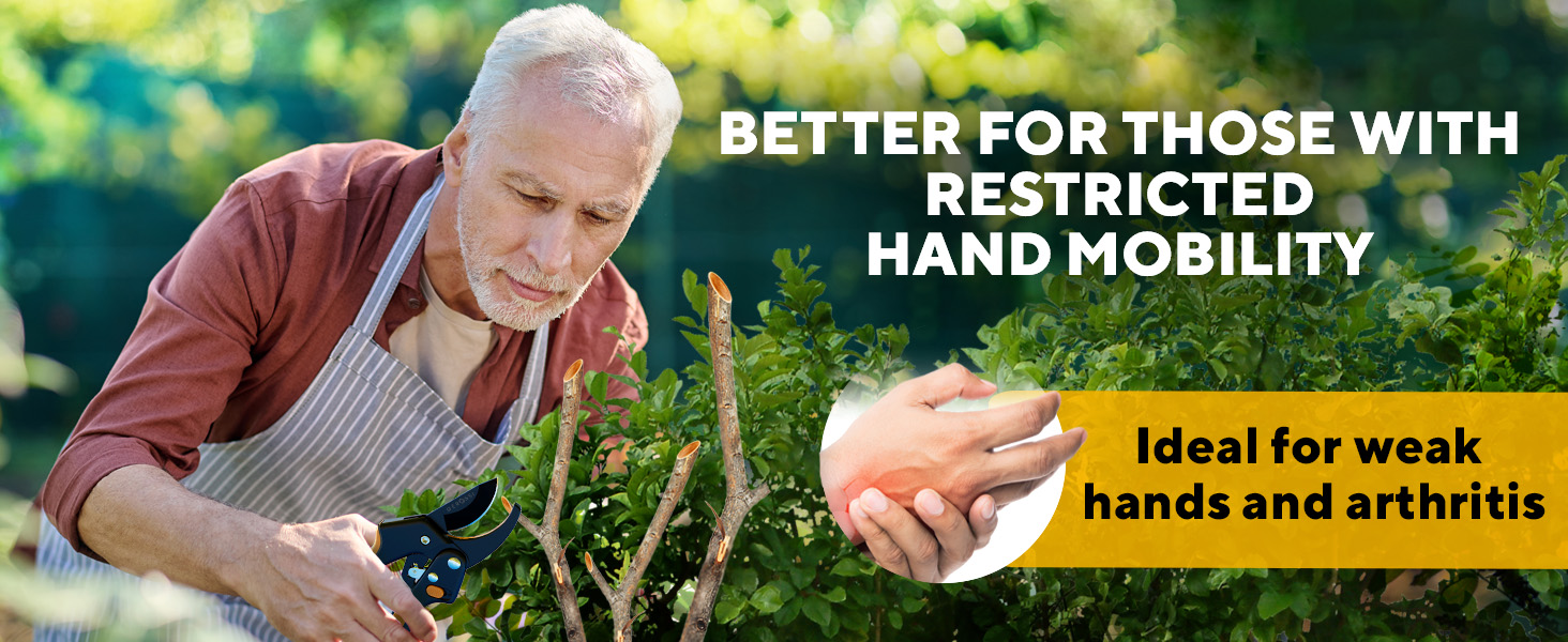 Ideal for weak hands and arthritis