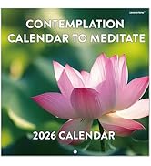 2026 Wall Calendar - Meditation Calendar 2026, 2026 Calendar, Jan. 2026 - Dec. 2026, 12" X 24" (O...