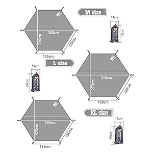 sizes
