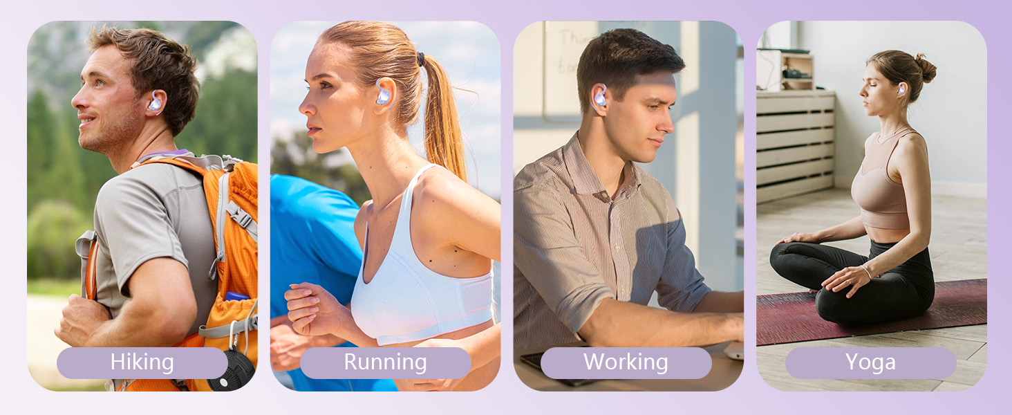 Wireless Earbuds Running Headphones for iOS Android