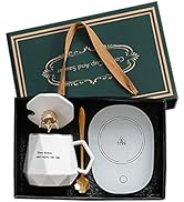 Coffee Warmer for Desk, with Mug Set. Cup Warmer Tea Warmer, Electric Beverage Warmer, Drink Warm...