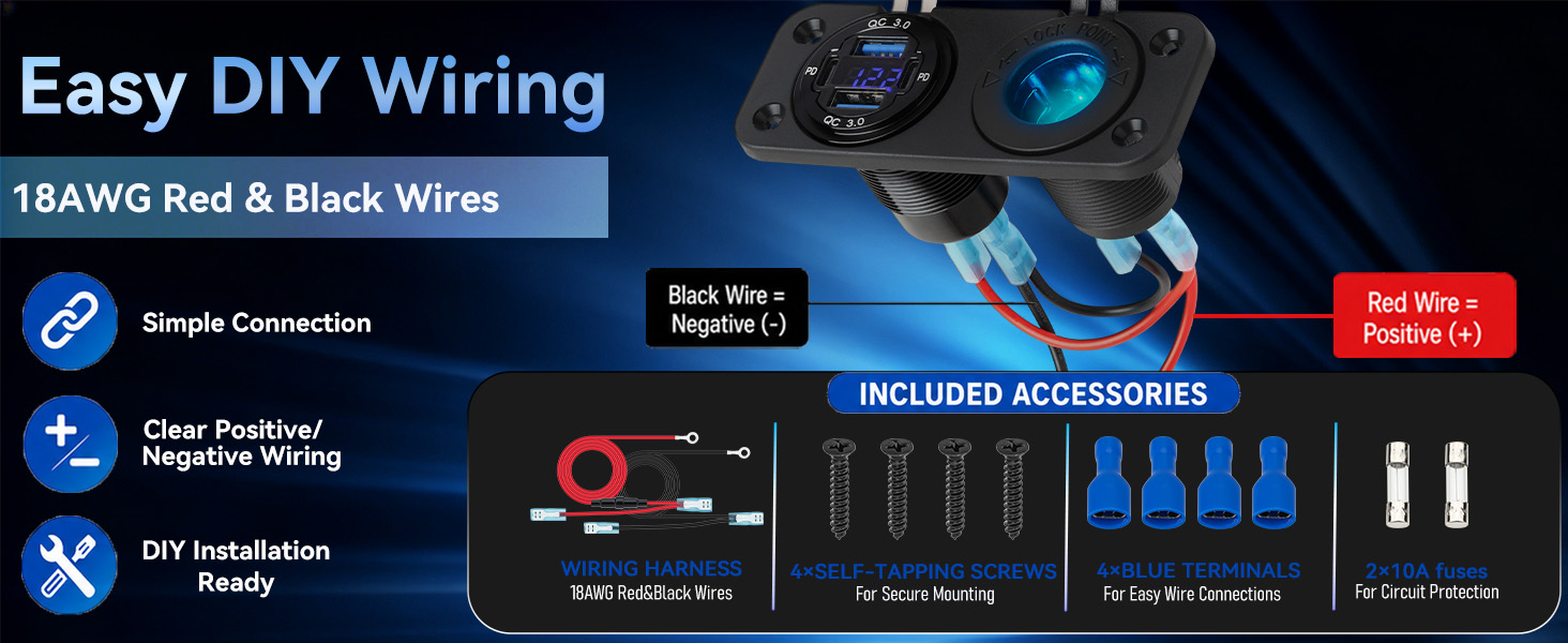 usb cigarette lighter socket