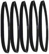 ZLLITONS PJ373 Air Compressors Belt for Husky H1504ST A700062 Air Compressor Pumps (5-Pack)
