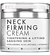 VALITIC Neck Cream for Tightening and Firming - Hyaluronic Acid, Retinol, and Vitamin C - Anti Ag...