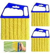 3pcs Window Blind Cleaner Duster Tool,2026 New Cleaning Tools,7 Fingers Washable Microfiber Duste...