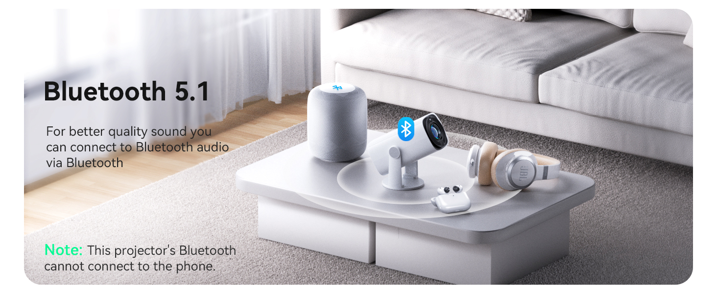 bluetooth projector