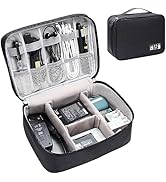 Electronic Organizer Travel Case, Small Travel Cord Organizer Case Portable Waterproof Cable Orga...