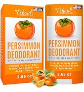 Persimmon Deodorant – All-Natural Whole Body Deodorant for Women and Men – Japanese Persimmon Ext...