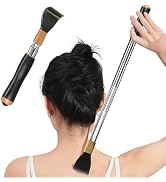Back Scratcher Extendable for Man Women with Double Pole, Relieve Itching Scalp Scratching, Porta...