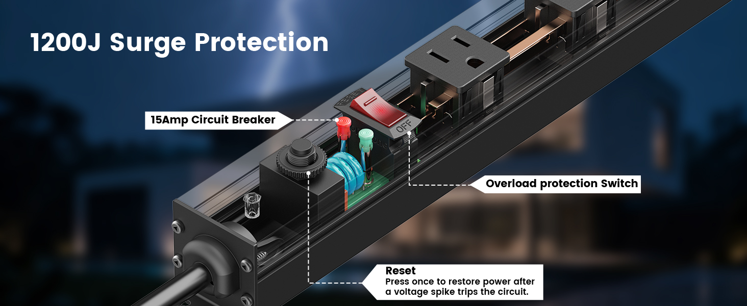1200J surge protection