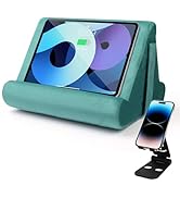 Sttargxing Multi-Angle Tablet Stand with Soft Pad Cushion and Net Pocket - Universal Phone and Pa...