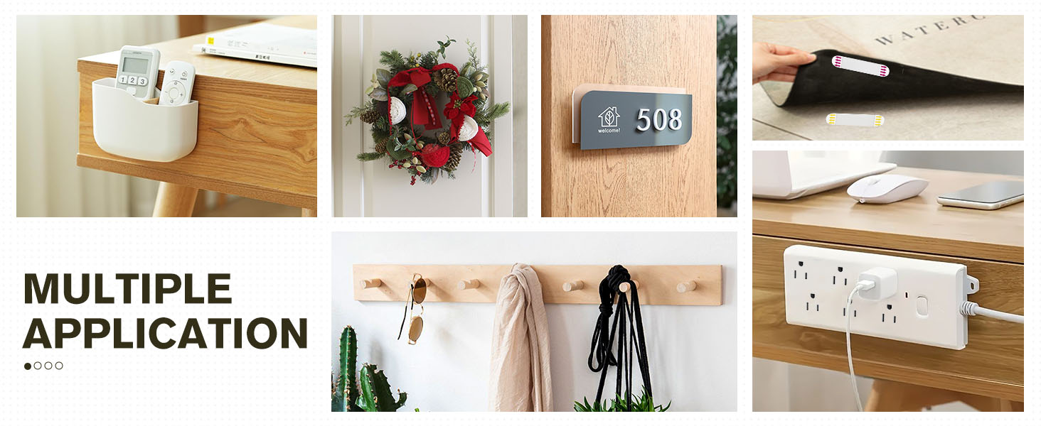 EMITEVER Picture Hanging Strips Heavy Duty, Damage Free Hanging Picture Hangers for Walls