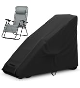 STARTWO Zero Gravity Chair Cover Outdoor Waterproof Folding Lounge Armchair Cover for Zero Gravit...