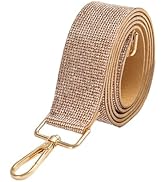 Frinnovan, Rhinestone Wide Purse Strap Crossbody Replacement Crystal Purse Chain for Cross Body S...