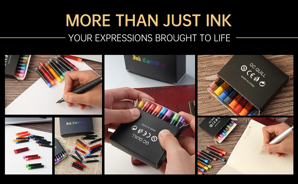 GC QUILL 3.4mm Ink Cartridges