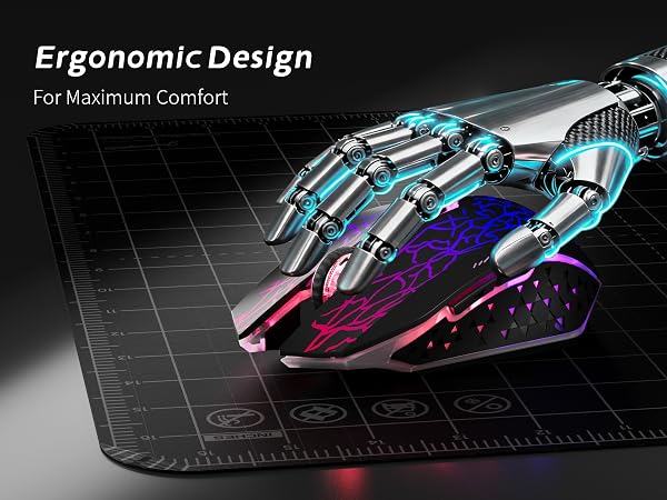ergonomic wireless mouse