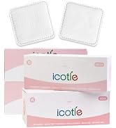 Square Cotton Pads 240 Count, Triple-Layer Design, Lint-Free & Durable, Dual-Sided Textured and S...
